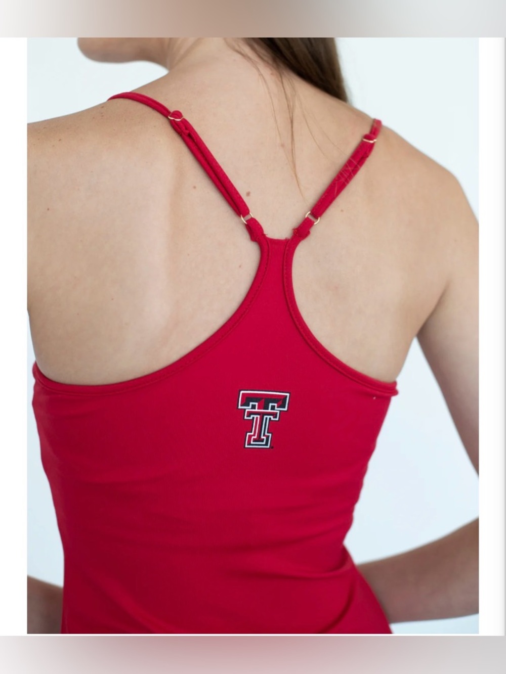 Established & Co TEXAS TECH - THE CAMPUS REC DRESS - RED NWT - Picture 3 of 5